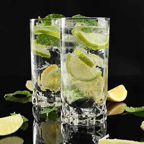 KADAX Trinkgläser, 6er Set, Saftgläser aus Glas
