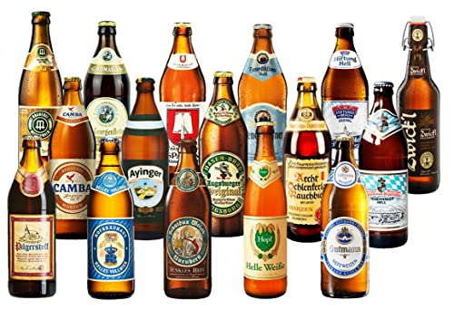 BIERPAKET Testpaket Bierspezialitäten 12x 0,5L Pils Helles Märzen Kellerbier