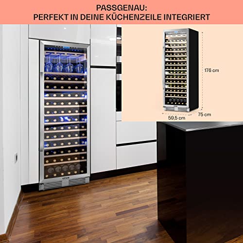 Klarstein Vinovilla Grande Duo Weinkühlschrank - Wine Fridge mit Touch-Bediensektion
