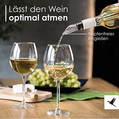 Beyond Weinkühlstab aus Edelstahl mit Ausgießer