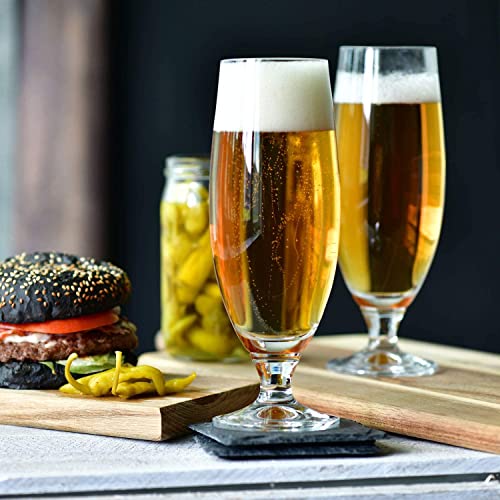 Krosno Pokal Craft Bier-Gläser 0,5l, Set von 6, Elite Kollektion, Spülmaschinenfest