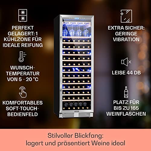 Klarstein Vinovilla Grande Duo Weinkühlschrank - Wine Fridge mit Touch-Bediensektion