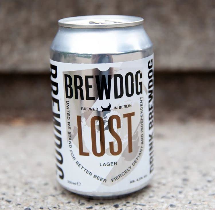 BrewDog Probierset, Craft Bier Set, EINWEG 4 x 0.33L