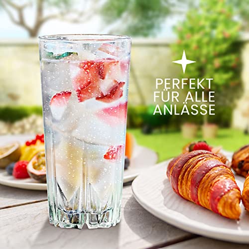 Konzept 11 Cocktailgläser Set 12er 330ml, Trinkgläser Spülmaschinenfest