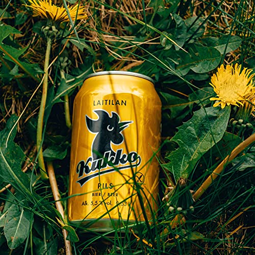 KUKKO PILS (24 X 0,33 L) EINWEG | Finnisches Bier im tragbaren Party-Pack