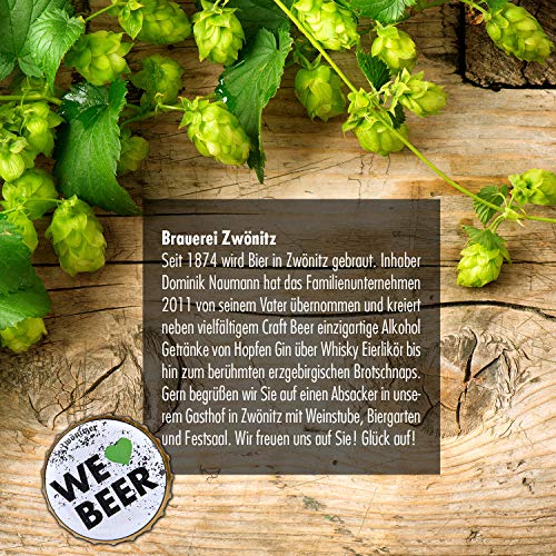 Brauerei Zwönitz ProBierPaket/Bier Set mit 16 Bieren + 2 Gläsern/Beer