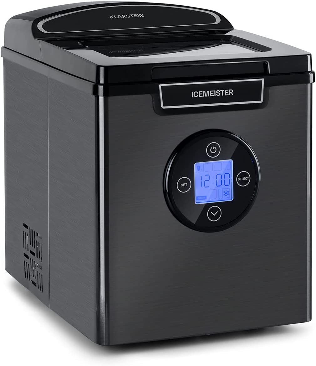 Klarstein Icemeister 2G Eiswürfelmaschine, 12 kg / 24 Stunden, 6-10 Minuten Produktionszeit