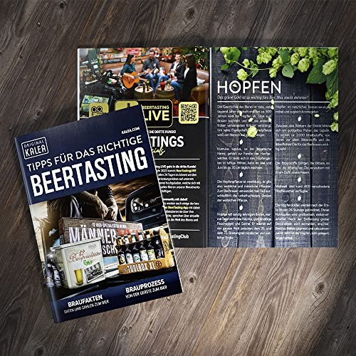 Hoppy Beersday Bier Box mit Tragegriff, gefüllt mit 8 x 0,33l Biere