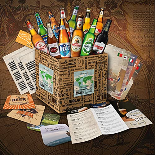 Boxiland, 12 Biere der Welt mit Geschenk Karton