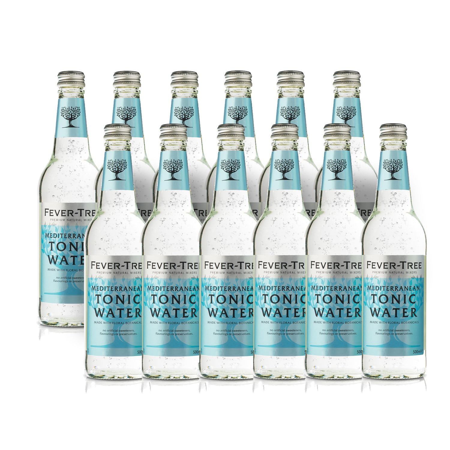Fever Tree Mediterranean Tonic Water 0,5l Flaschen, 12er Pack