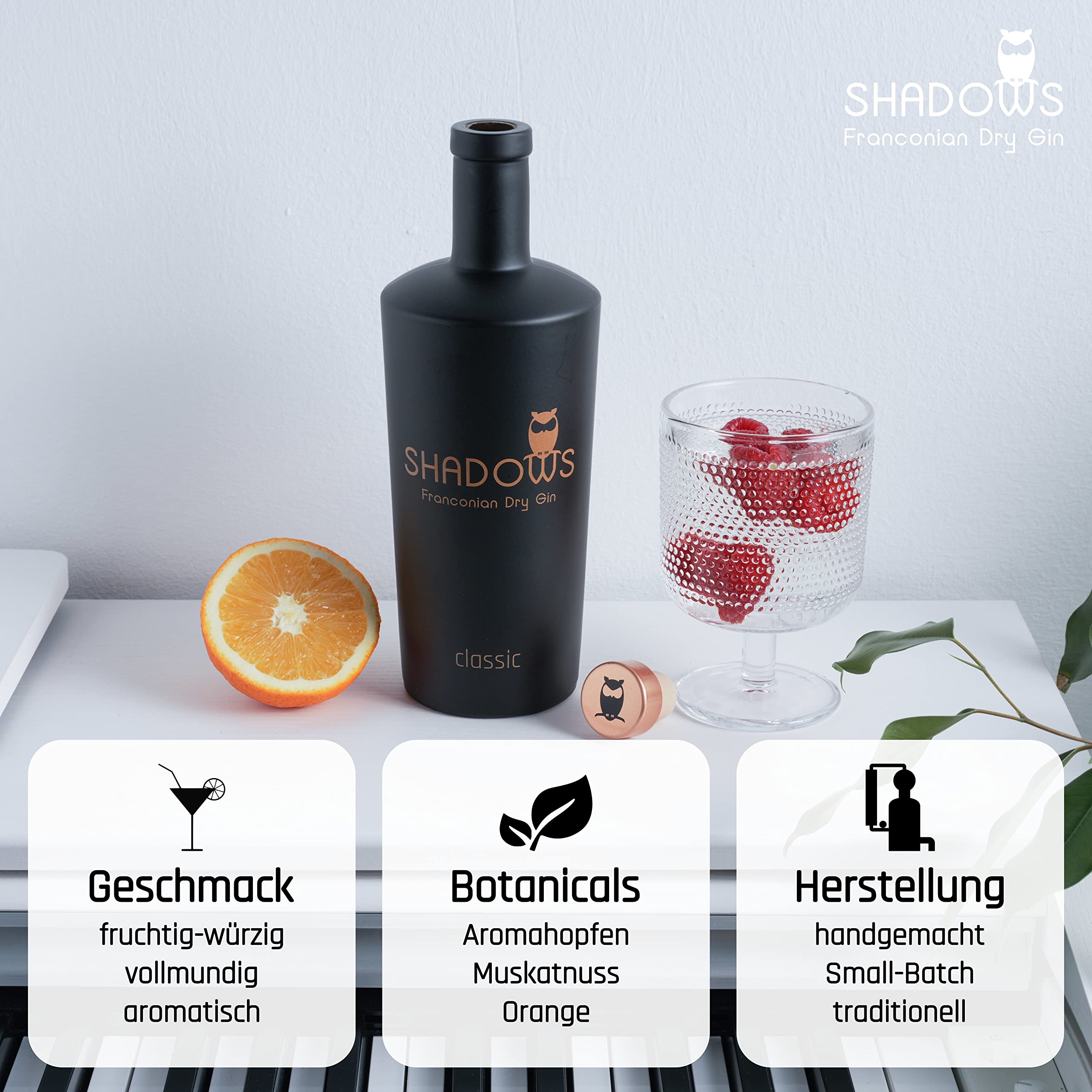 SHADOWS Franconian Dry Gin classic