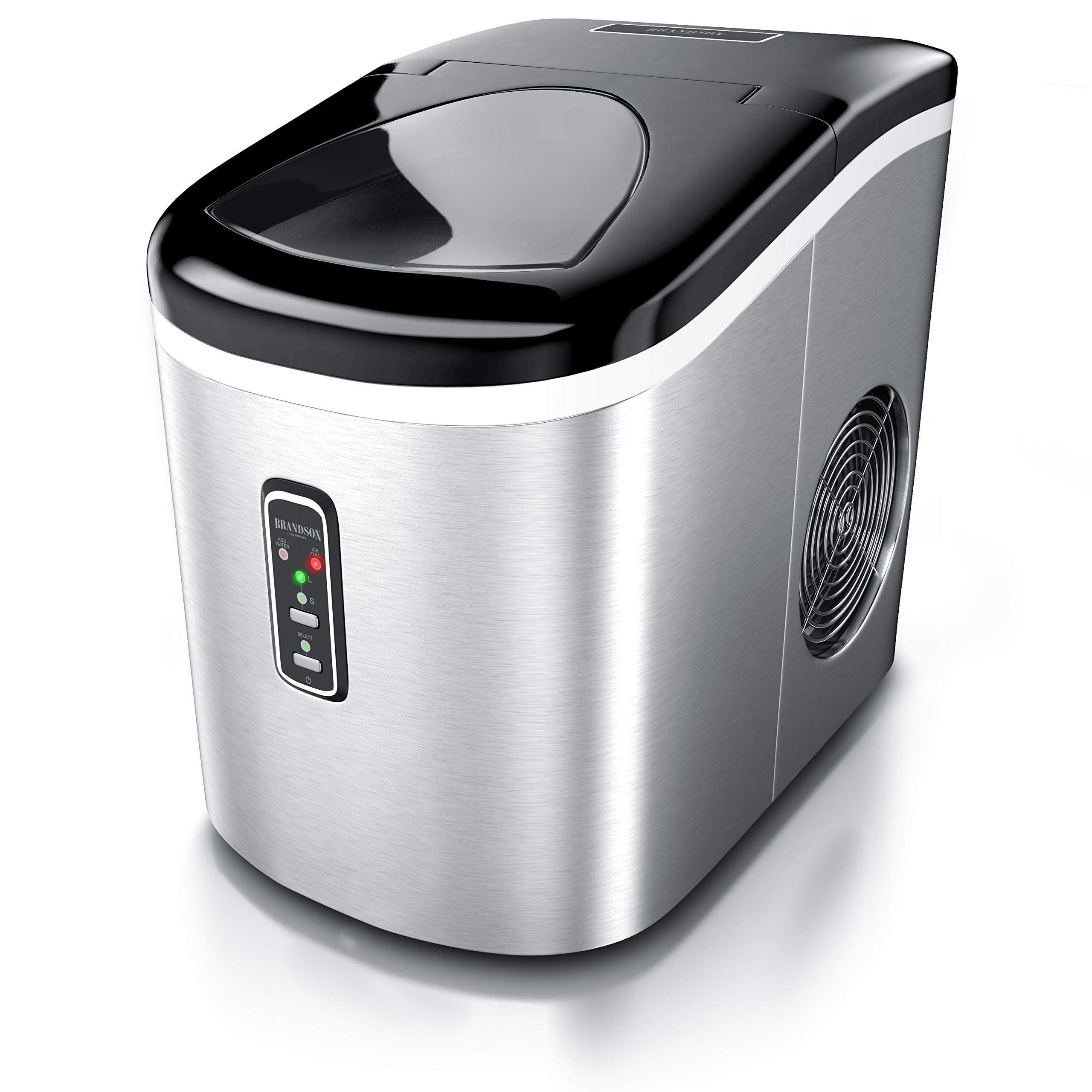 Brandson Eiswürfelmaschine – Eiswürfelbehälter 2,2 Liter - Edelstahl