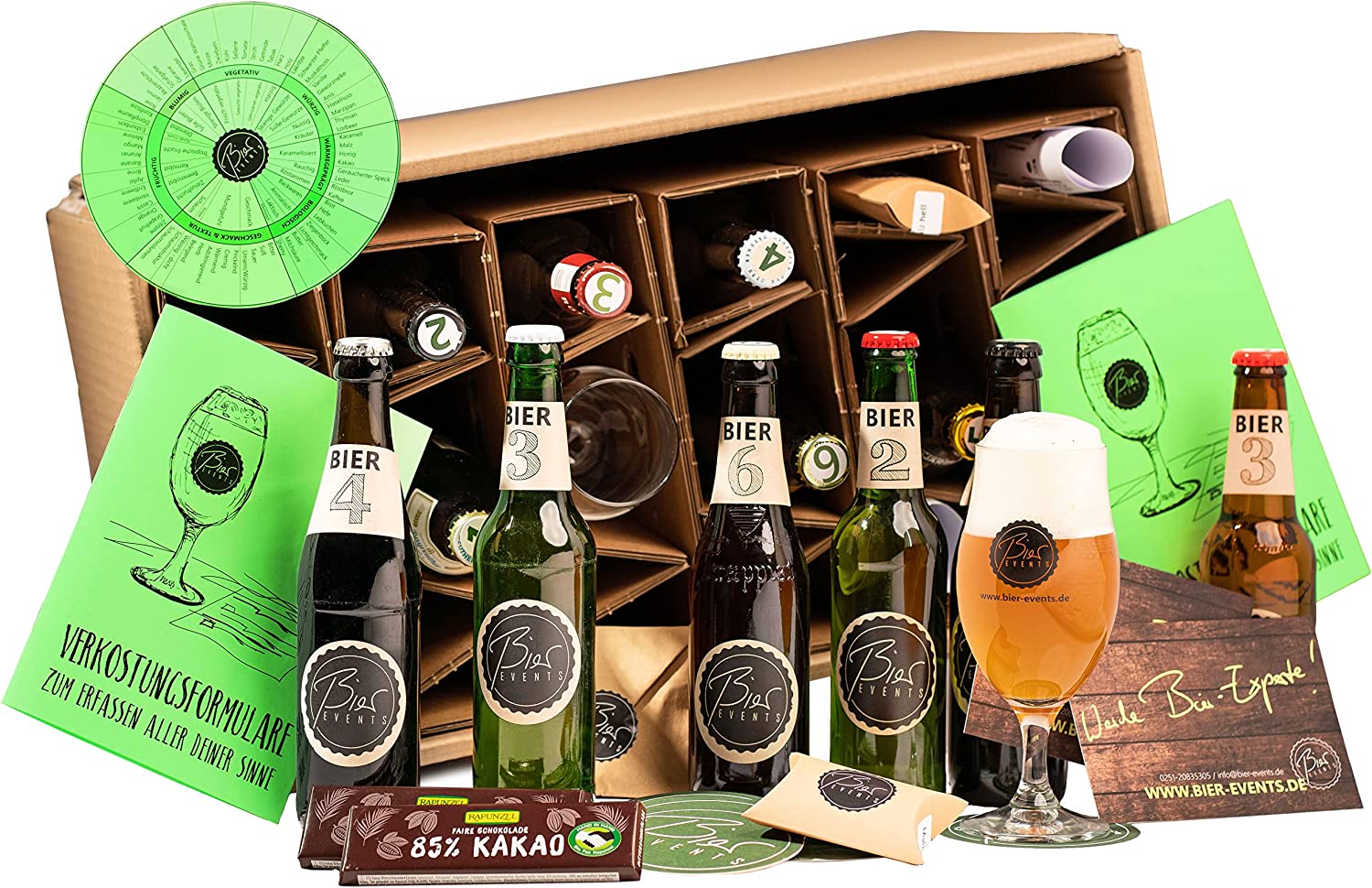 Biere der Welt (12 Flaschen) internationale Bier Spezialitäten zum verschenken - Beste Biere der Welt mit Geschenkkarton