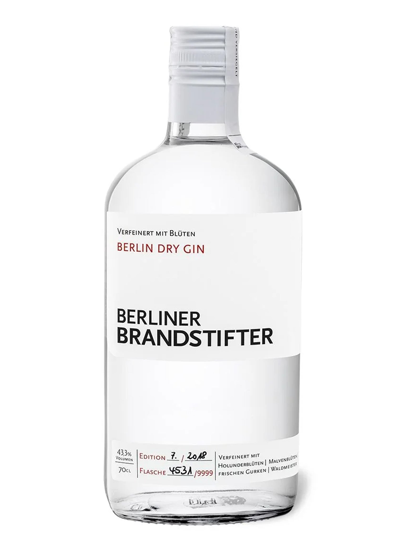 Berliner Brandstifter Dry Gin 43,3% 0,7l