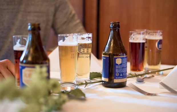 Bier Tasting in München, Bier-Degustation, 3-Gänge-Menü